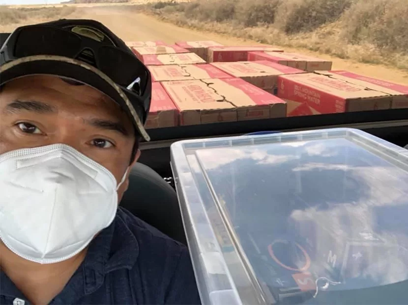 IWSH Supports DigDeep Emergency Water Delivery Effort on Navajo Nation 1