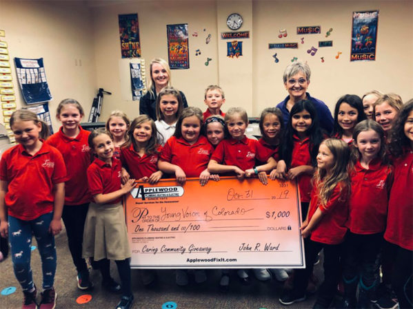 Applewood Awards $1,000 to Young Voices of Colorado