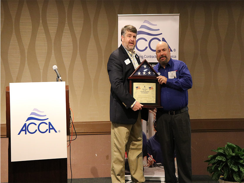 Craig Sabol, Presidential Heating & Air Conditioning, Named ACCA 2019 Service Manager of the Year