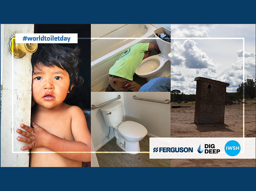 Ferguson Partners with IWSH to Celebrate World Toilet Day
