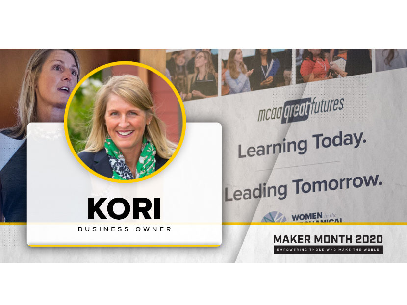 MCAA Kori Gormley-Huppert Featured in Maker Month Profile 2