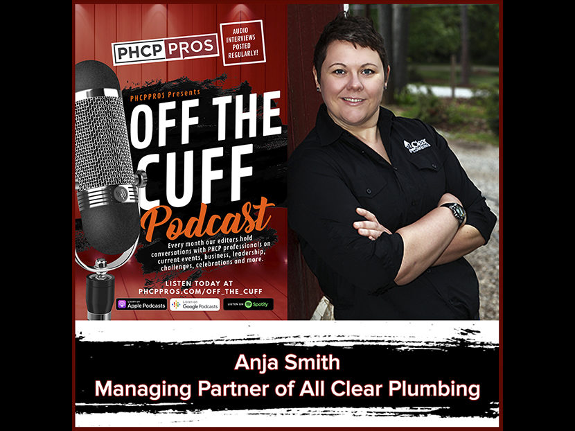 PHCPPros Off the Cuff: Anja Smith, Managing Partner of All Clear Plumbing