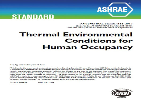 ASHRAE Publishes 2017 Version Of Thermal Comfort Standard