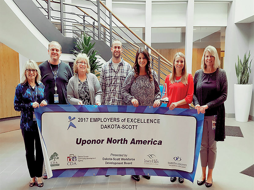 Uponor Recognized as an Employer of Excellence