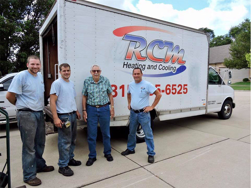 WWII Vet Wins New HVAC System Courtesy of SOURCE 1, RCM Heating and Cooling