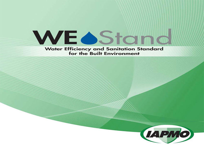 Water Efficiency and Sanitation Standard (WE•Stand)