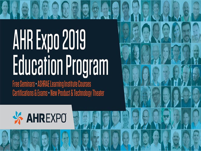 AHR Expo Announces Education Program