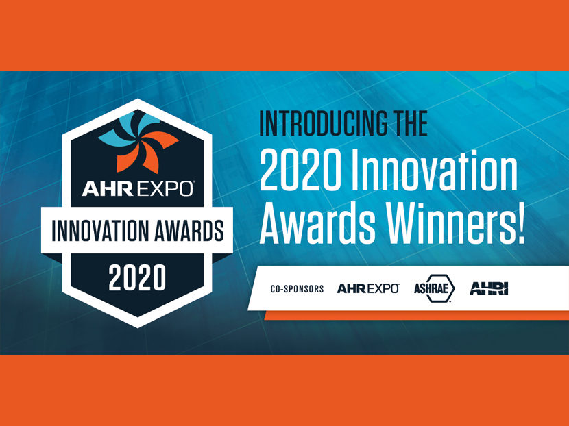 AHR Expo Announces 2020 Innovation Award Winners
