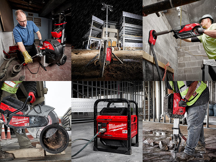 Milwaukee Tool Launches MX FUEL Equipment System Collage