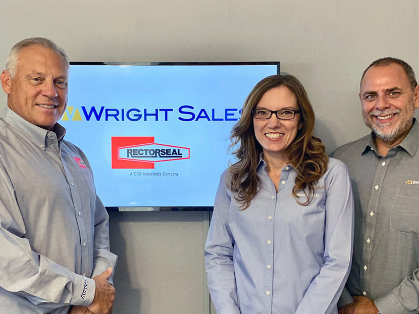 RectorSeal Names Wright Sales Co. as Manufacturer's Rep for California, Northern Nevada and Hawaii 