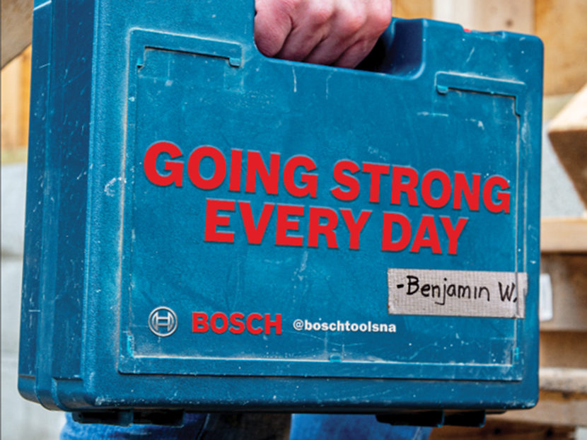 Bosch Power Tools Launches "Always Essential" Contest 2