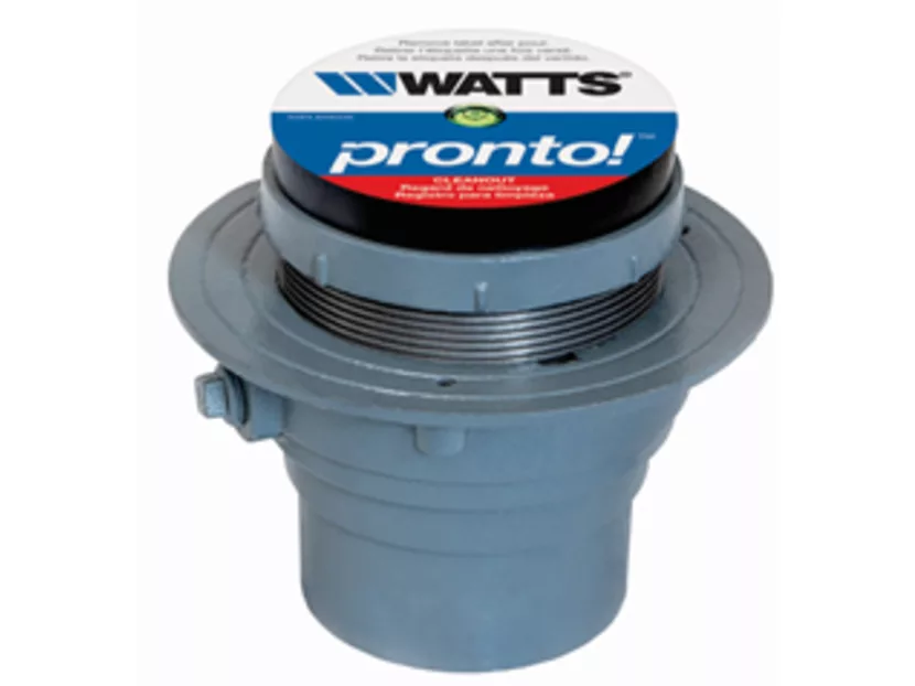 Watts Pronto Dual Adjustable Cleanouts Cast Iron 2