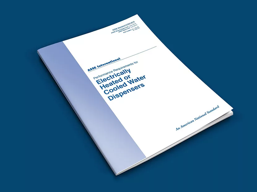 ASSE International Publishes Performance Requirements for Electrically Heated or Cooled Water Dispensers
