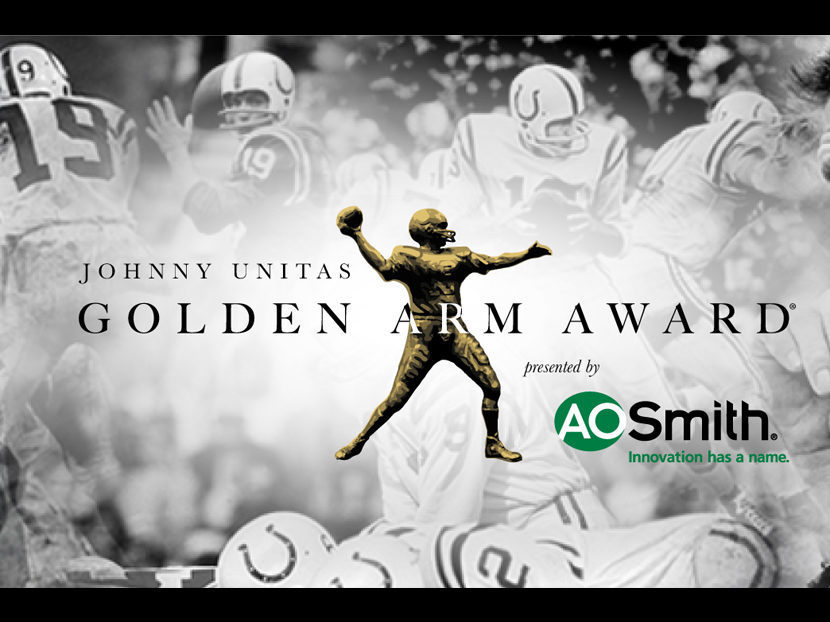 A.O. Smith and Johnny Unitas Foundation Announce Golden Arm Award Top 10