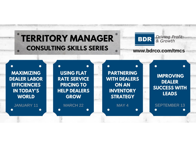 BDR Announces Territory Manager Consulting Skills Training Series