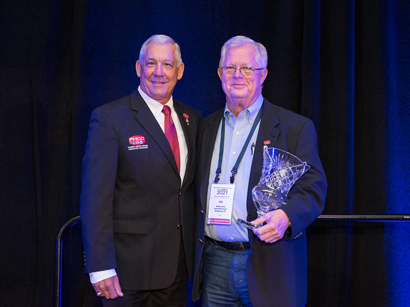 Bill Jones Receives PHCC Col. George D. Scott Award