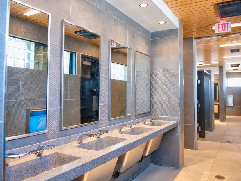 Bradley WashBar Featured in Atlantic City Boardwalk Restroom Renovation 2