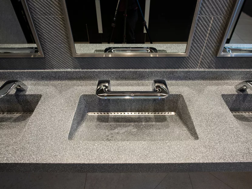 Bradley WashBar Featured in Atlantic City Boardwalk Restroom Renovation 3