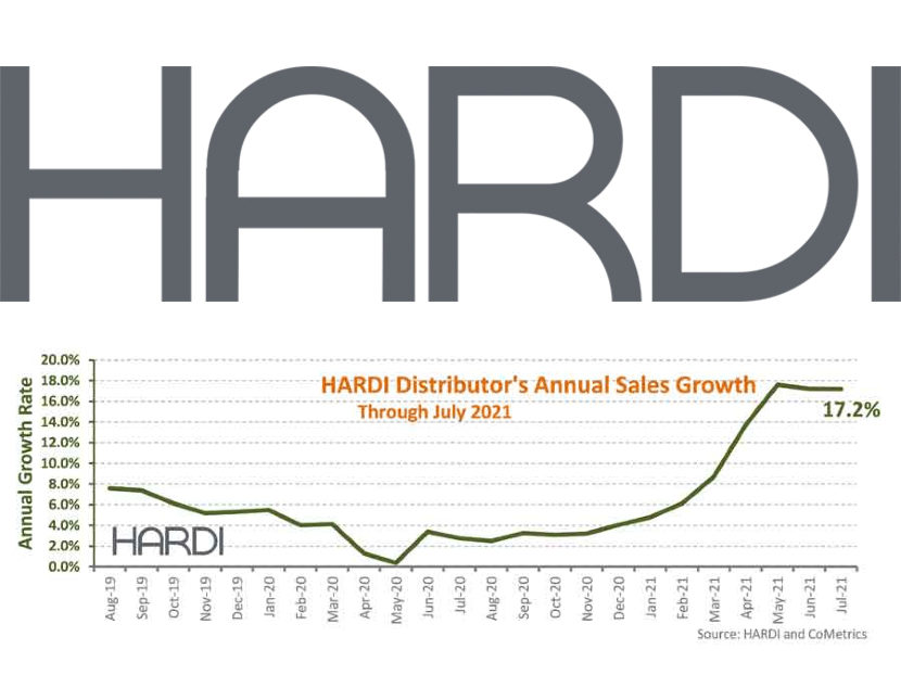 HARDI Distributors Report 9.3 Percent Revenue Increase in July