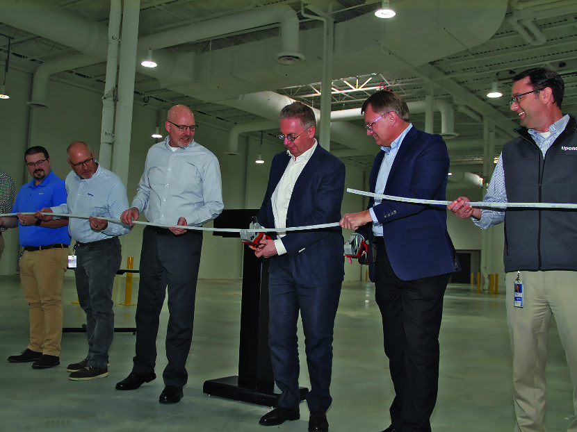 Uponor Pipe-Cutting Ceremony Celebrates Hutchinson Expansion