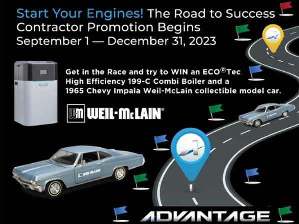 Weil-McLain Launches 'The Road to Success' Contractor Promotion for New Advantage Loyalty Program Members.jpg
