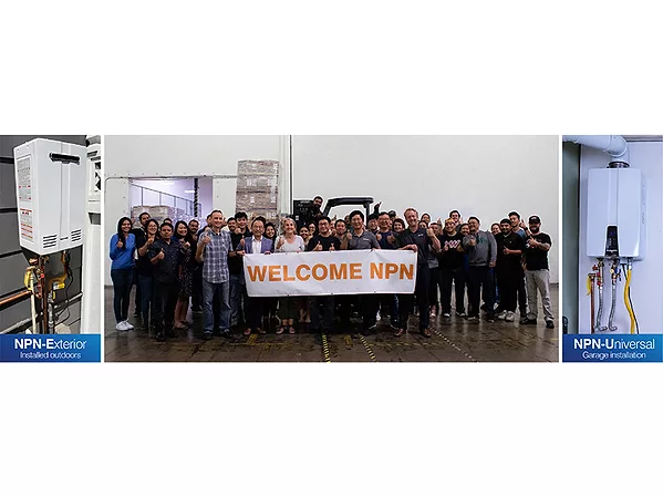 Navien Begins Shipping NPN Series Premium Non-Condensing Tankless Water Heaters