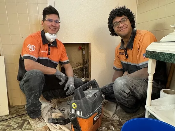 Harts Plumbers, Electricians & HVAC Technicians helps Tacoma VFW Post Restore Water Supply.jpg