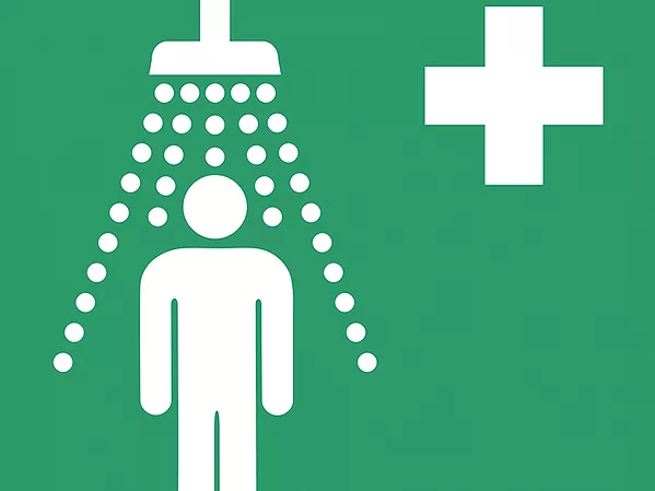 Emergency shower and eyewash equipment