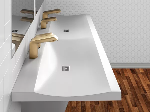 Bradley Corp. Evero Matte Quartz Washbasin Material 