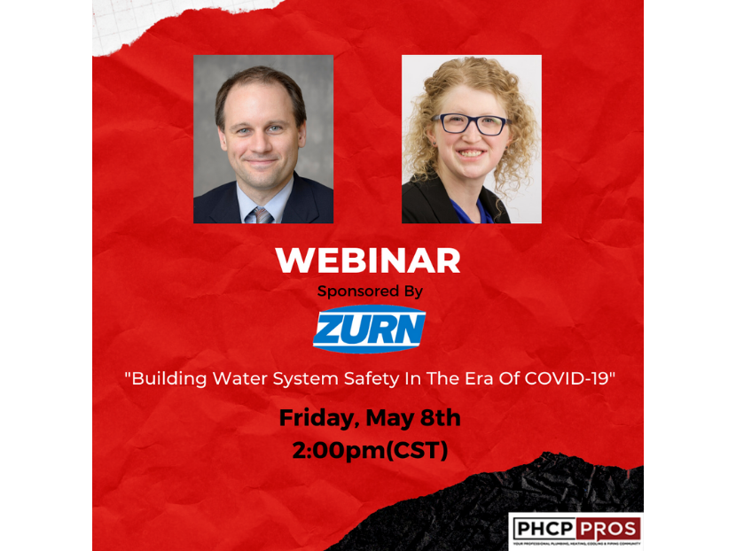Zurn To Sponsor Next Phcppros Webinar Featuring Purdue University Experts 2020 05 01 Phcppros