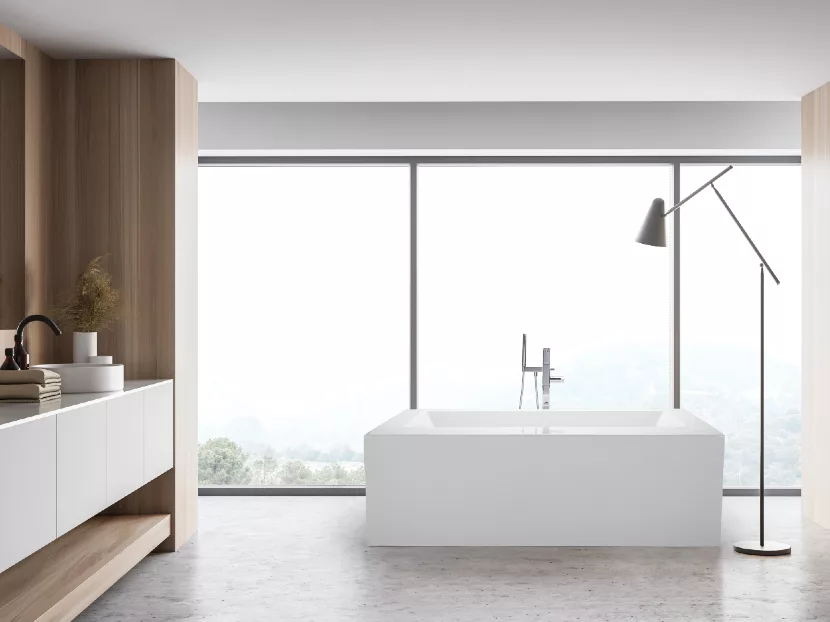 MTI Baths Metro Sculpted Finish Tub