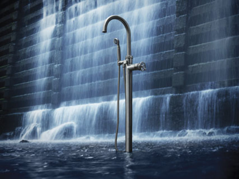 California Faucets High Flow Rate Single Handle Tub Filler 2