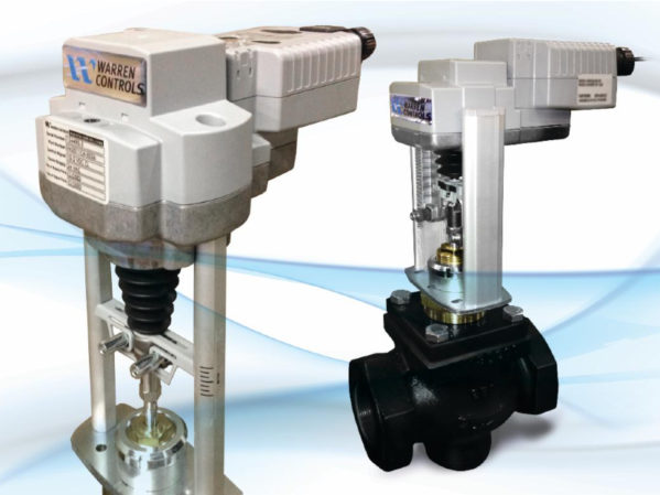 Warren Controls Electrically Actuated HVACBAC Control Valves
