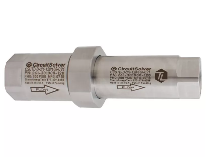 ThermOmegaTech CircuitSolver Union Thermal Disinfection Dual Valve