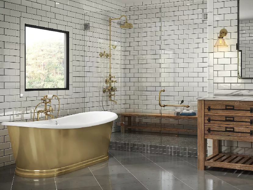 Americh Sawyer in Brass Tub Collection