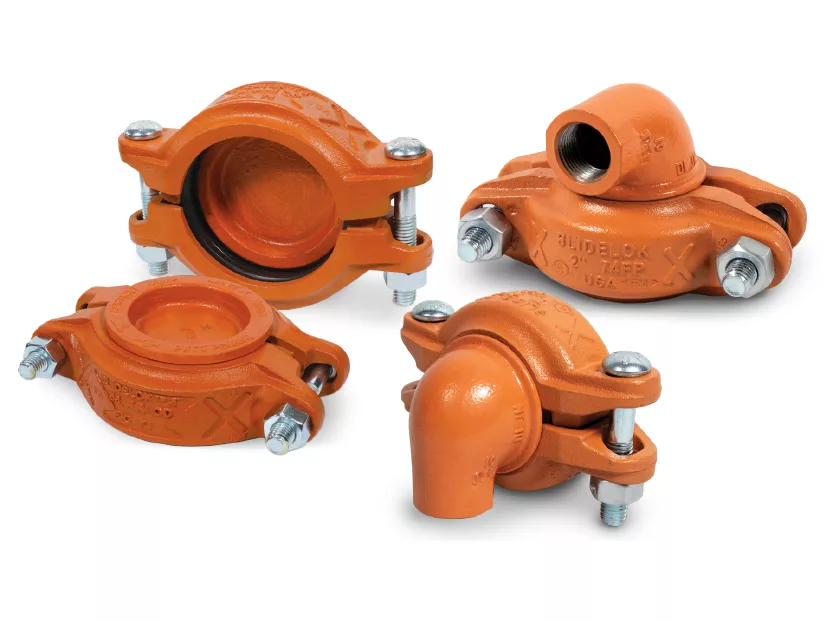 Anvil International Gruvlok Coupling with Pre-Installed SLT Fittings