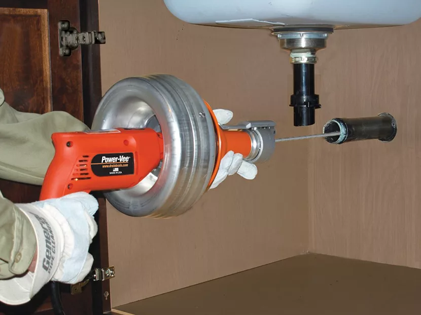 General Pipe Cleaners Power-Vee with Automatic Cable Feed