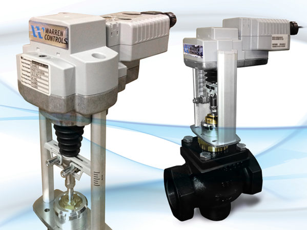 Warren Controls Electrically Actuated HVAC/BAC Control Valves