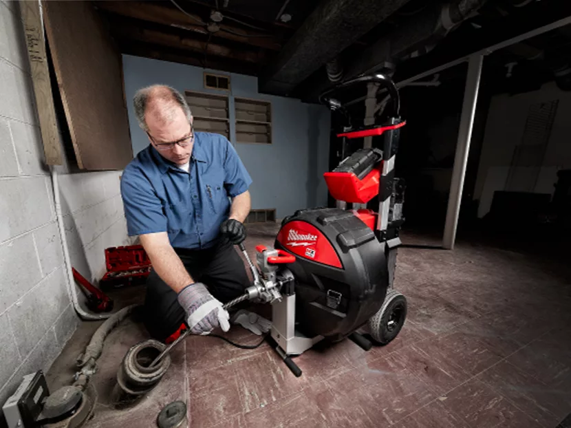 Milwaukee Tool MX FUEL Sewer Drum Machine w/ POWERTREDZ 2