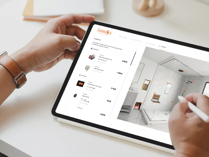 ThermaSol Steam and Smart Shower Configurator 4