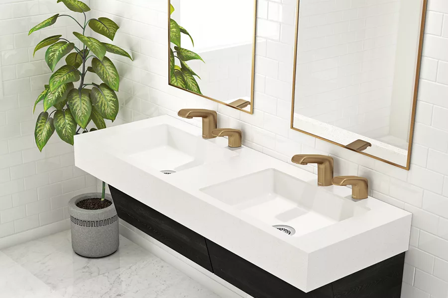 Bradley Verge Soap Dispensers and Faucets 1