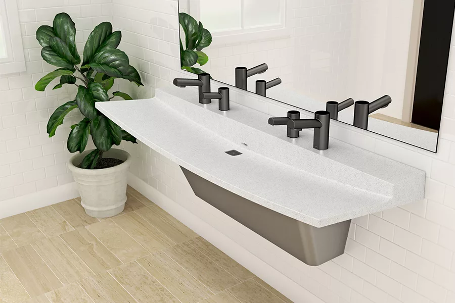 Bradley Verge Soap Dispensers and Faucets 2