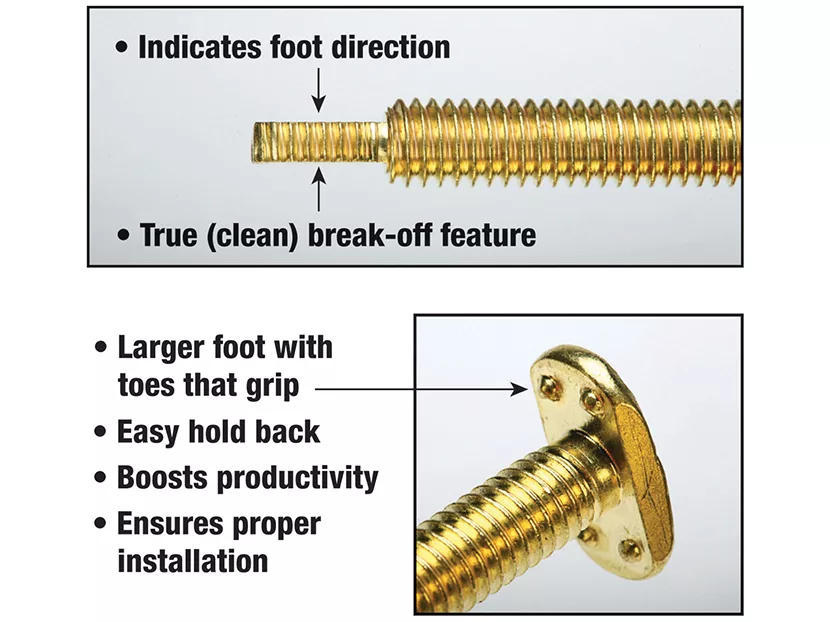 Clean-Fit Products Blue Monster Advantage Closet Bolts 2