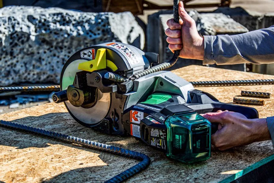 Metabo HPT Dual-Powered MultiVolt Rebar Bender/Cutter 1