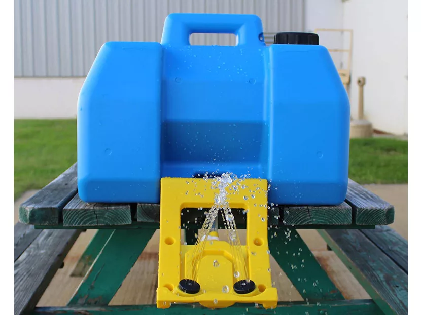 PlumbMaster and Speakman Mobile Gravity-Operated Hand Wash Station 3