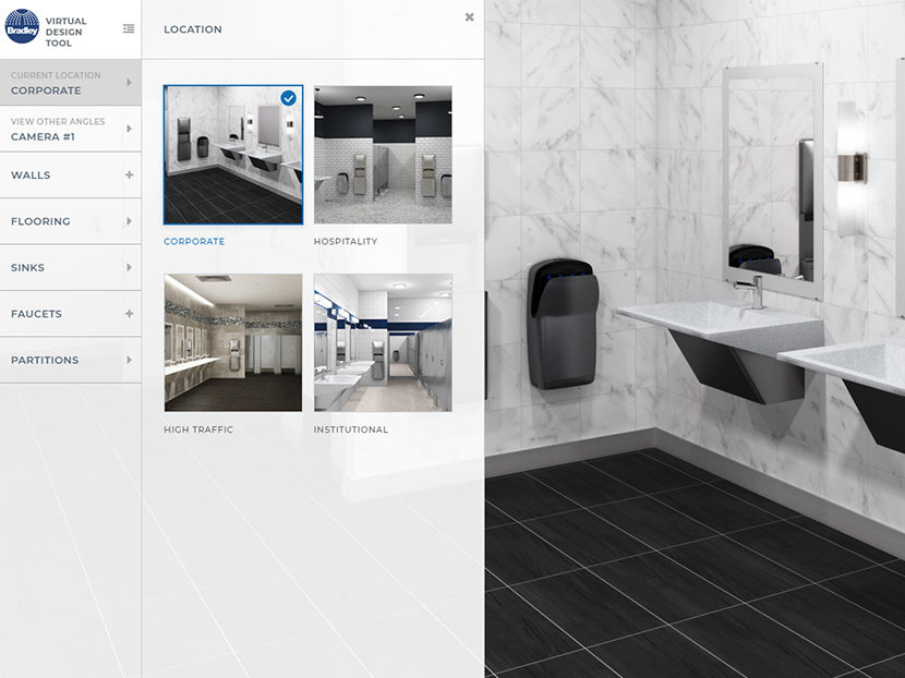 Bradley-Virtual-Restroom-Design-Tool