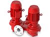 Bell gossett series e 82 twin vertical in line centrifugal pump 2