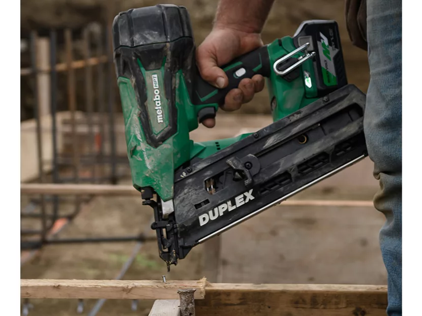 2 Metabo HPT 36V MultiVolt Cordless Duplex Nailer (NR3675DD)