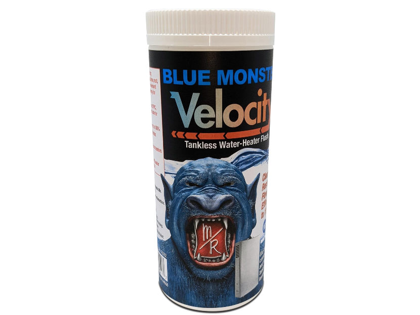 Blue Monster Velocity Tankless Water-Heater Flush