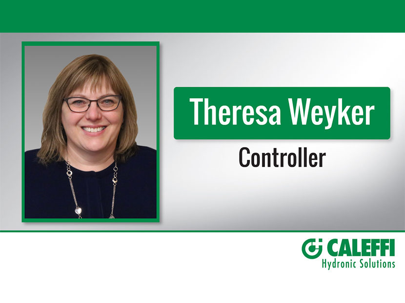 Caleffi Appoints Theresa Weyker as New Controller
